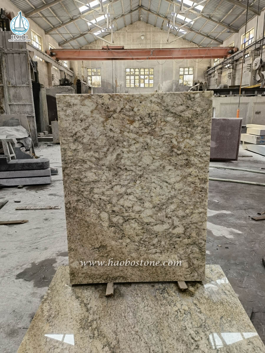 natural granite tombstone