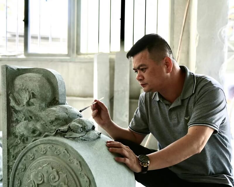 stone carving