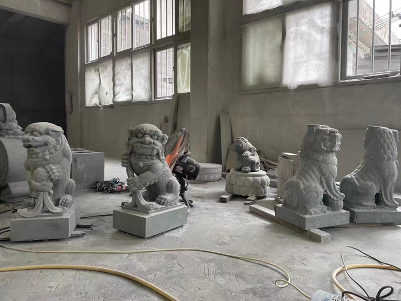 chinese foo dog carving