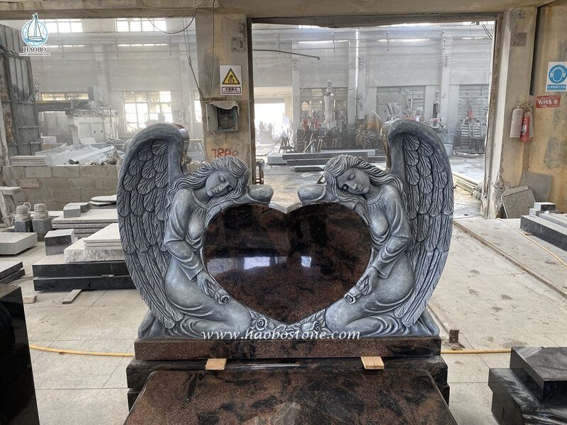 weeping angel memorial headstone