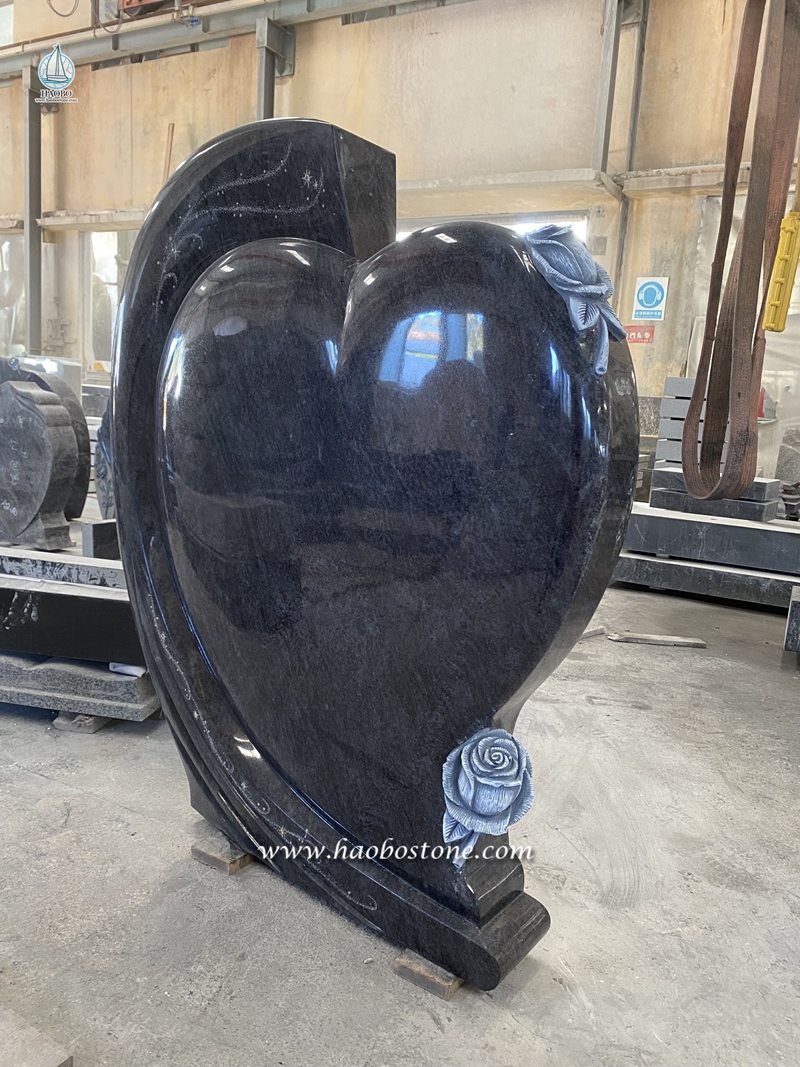 Bahama blue granite monument