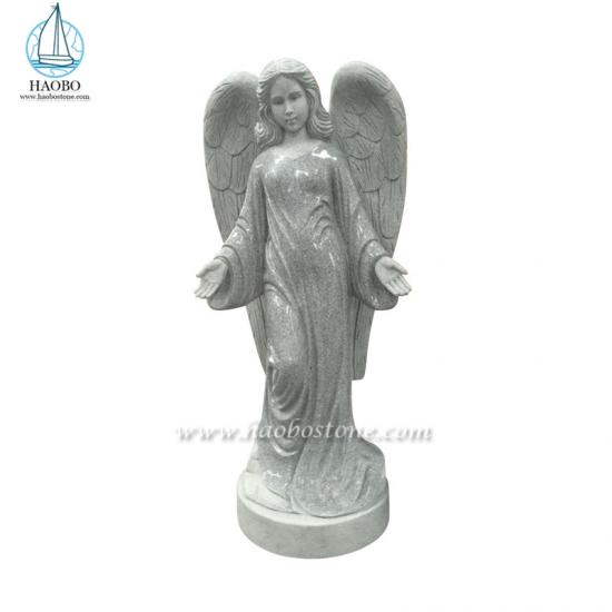 Grey Granite Angel Statue