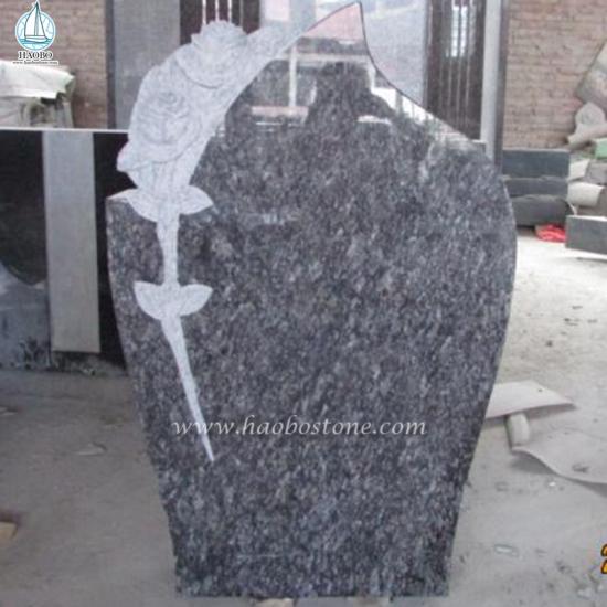 Picon Grey Granite Headstone