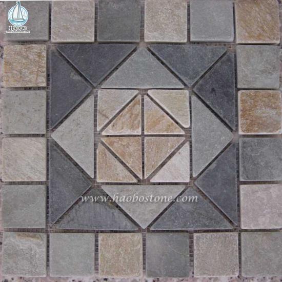 Granite Stone Mosaic Floor Tile