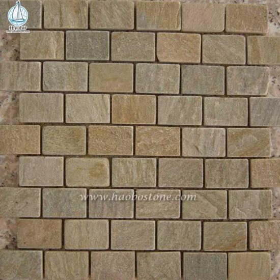 Natural Stone Mosaic Wall Cladding for Exterior Decoration