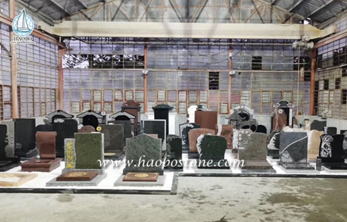 Haobo Stone Produced China Granite Asian Style Monuments. 