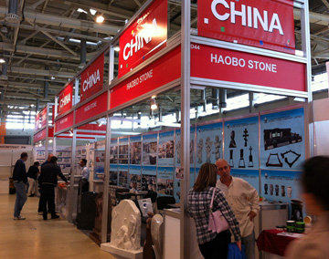 Haobo Stone attended Expostone exhibition in Russia in 2015