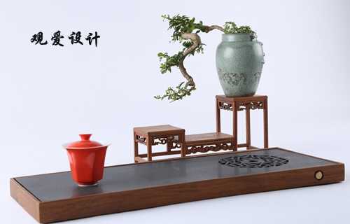 Haobo Stone Products Stone Tea Tray.